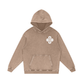 Snow Washed Loose Cotton Hoodie