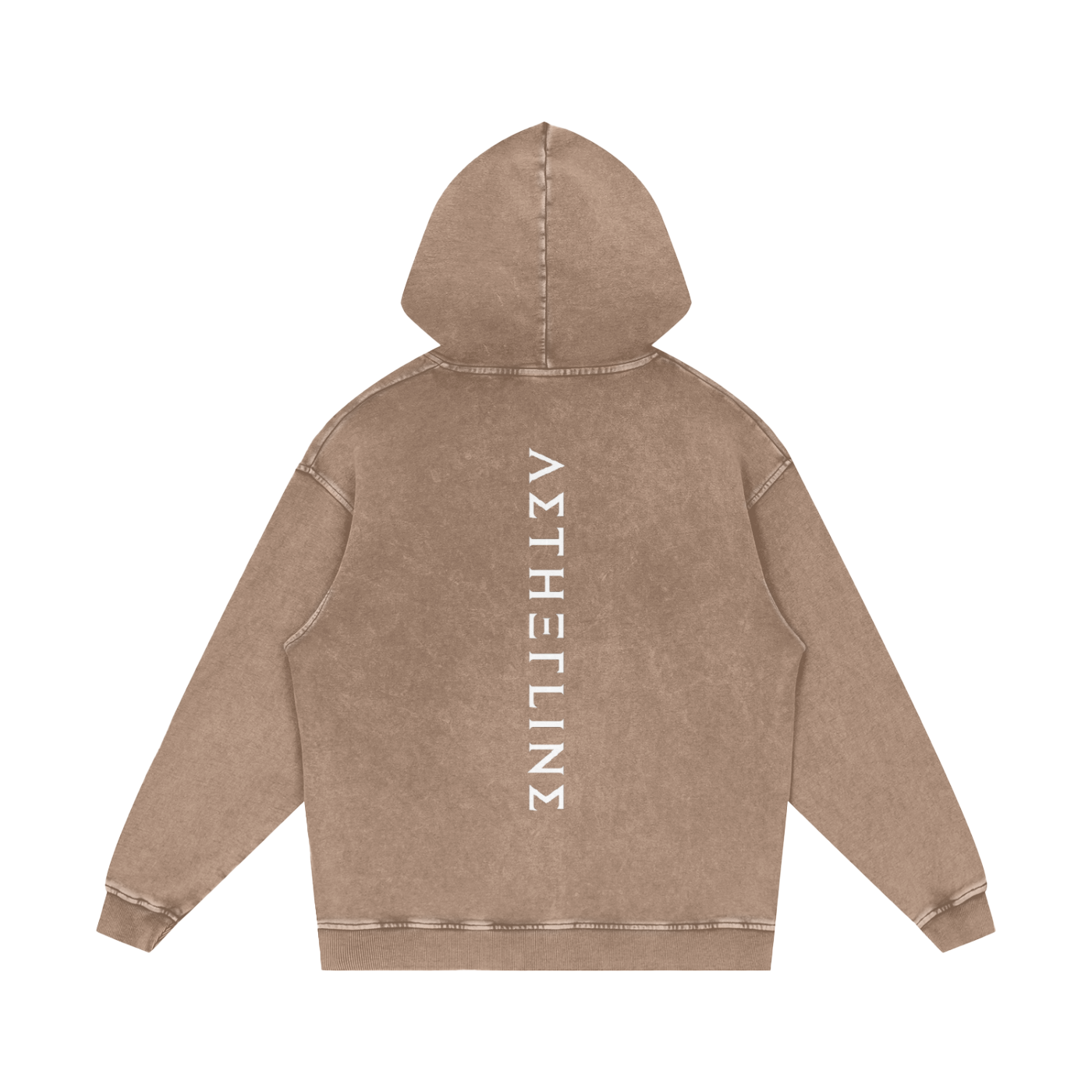 Snow Washed Loose Cotton Hoodie