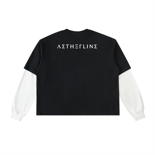 Aetherline Black and White Longsleeve